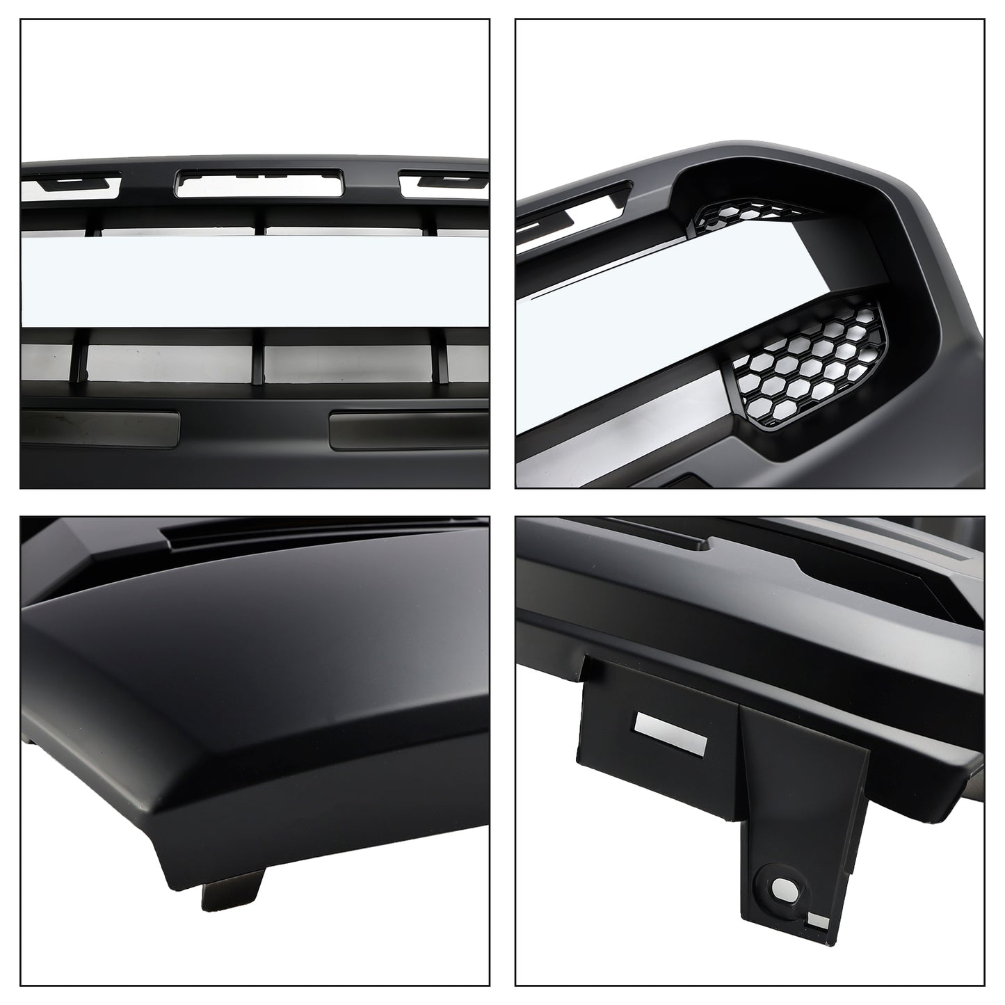 2015 2016 2017 2018 2019 Ford Ranger T7 W/LED Raptor Style Front Bumper Grill Grille