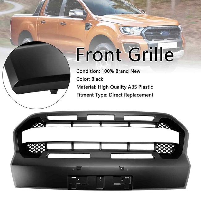 2019-2023 Ford Ranger T8 W/LED Raptor Style Front Bumper Grille Grill