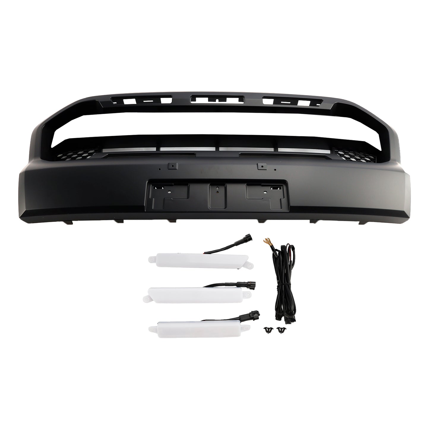 2019-2023 Ford Ranger T8 W/LED Raptor Style Front Bumper Grille Grill