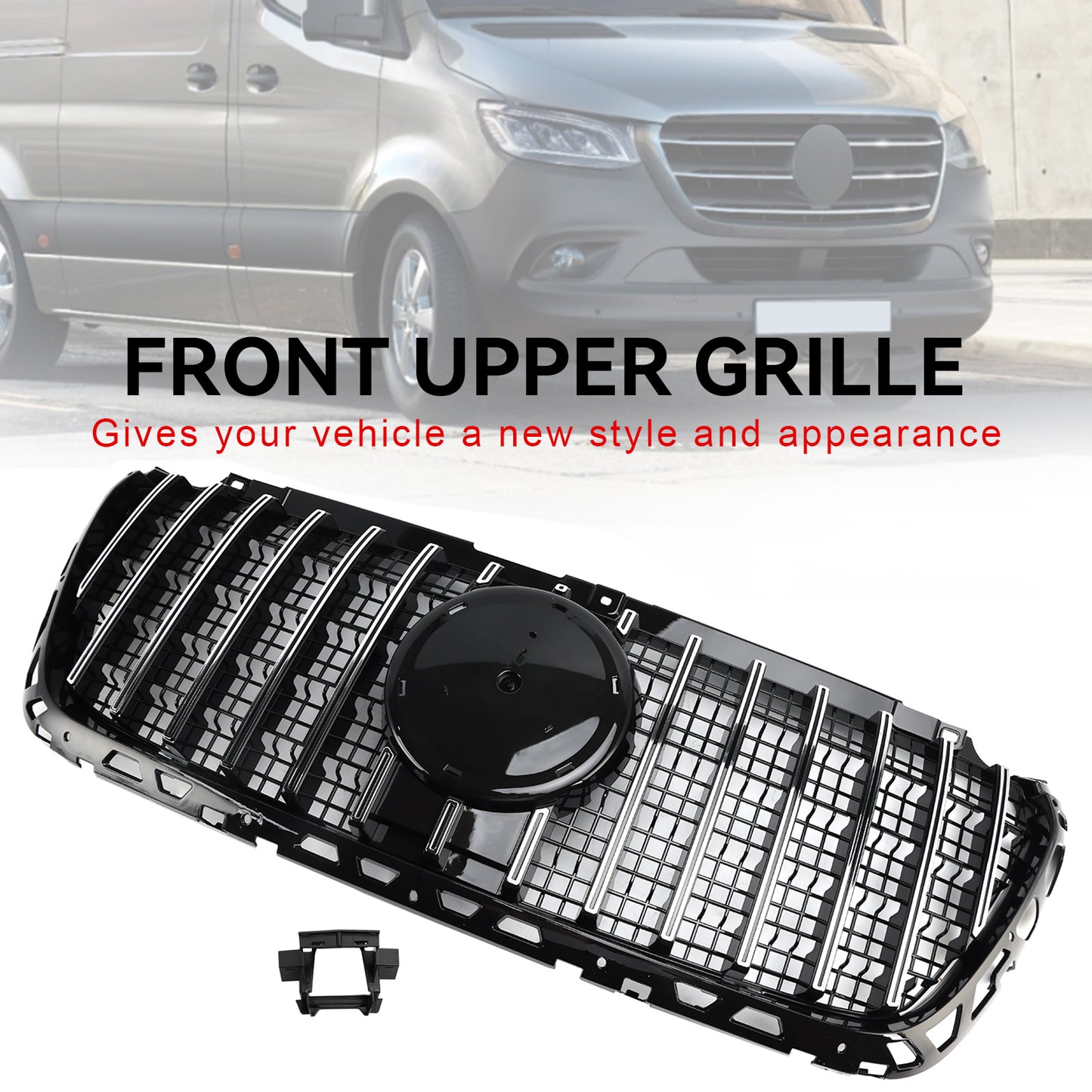 2018-2023 Mercedes Sprinter W907 W910 GT Style Front Bumper Grille Grill