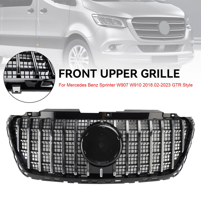 2018-2023 Mercedes Sprinter W907 W910 GT Style Front Bumper Grille Grill