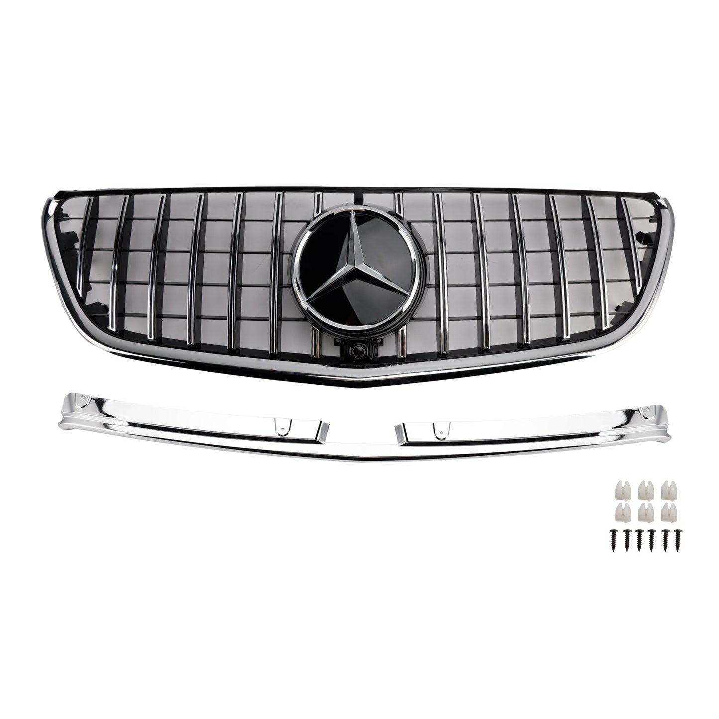 2014-2023 Mercedes Benz Vito W447 Chrome Front Bumper Grill Grille GT Stlye