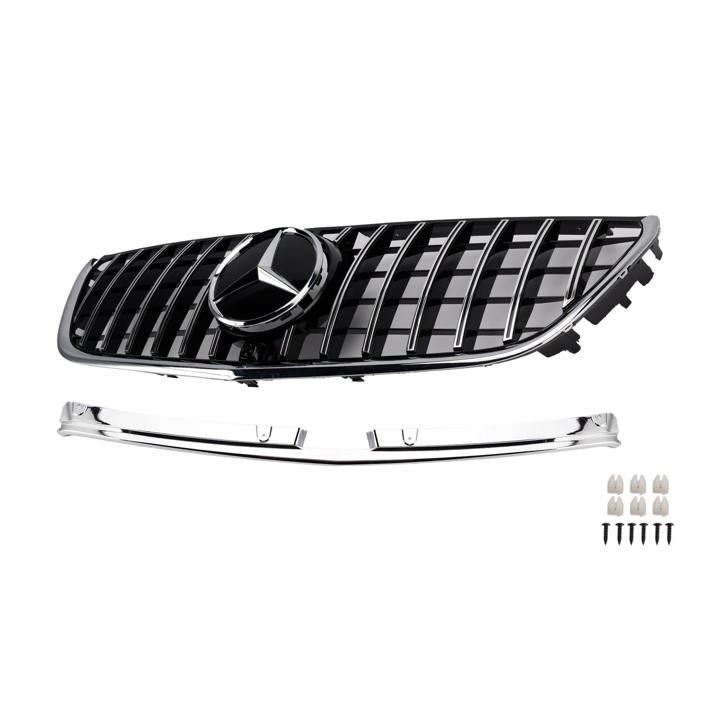 2014-2023 Mercedes Benz Vito W447 Chrome Front Bumper Grill Grille GT Stlye