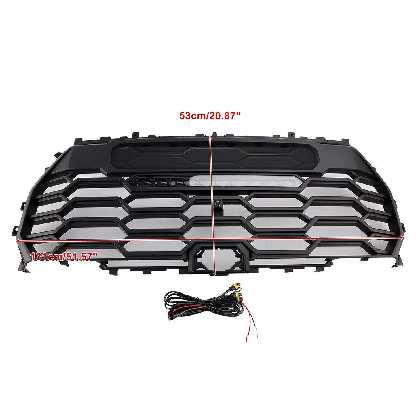 2022-2025 Fit Toyota Tundra TRD PRO Matte Black Front Bumper Grille Grill 53101-0C220