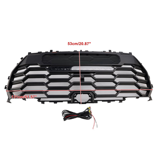 2022-2025 Fit Toyota Tundra TRD PRO Matte Black Front Bumper Grille Grill 53101-0C220