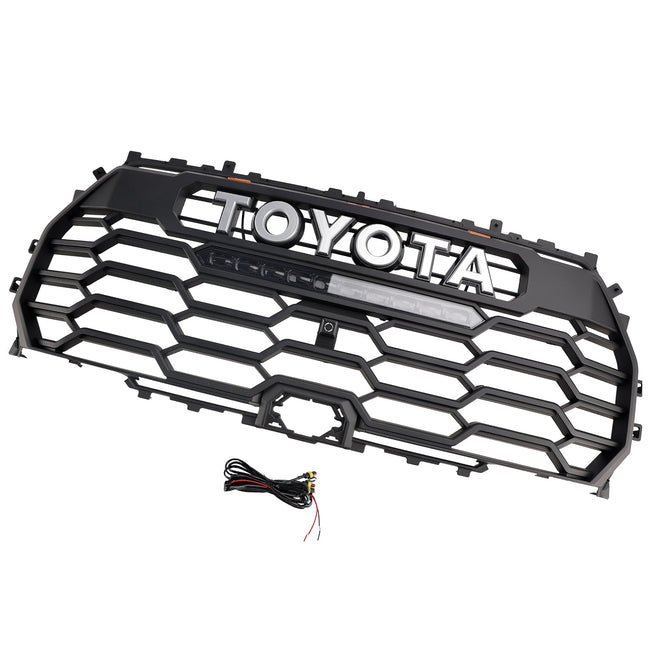 2022-2025 Toyota Tundra TRD PRO Matte Black Front Grill Grille With Camera Hole 53101-0C220 53101-0C220