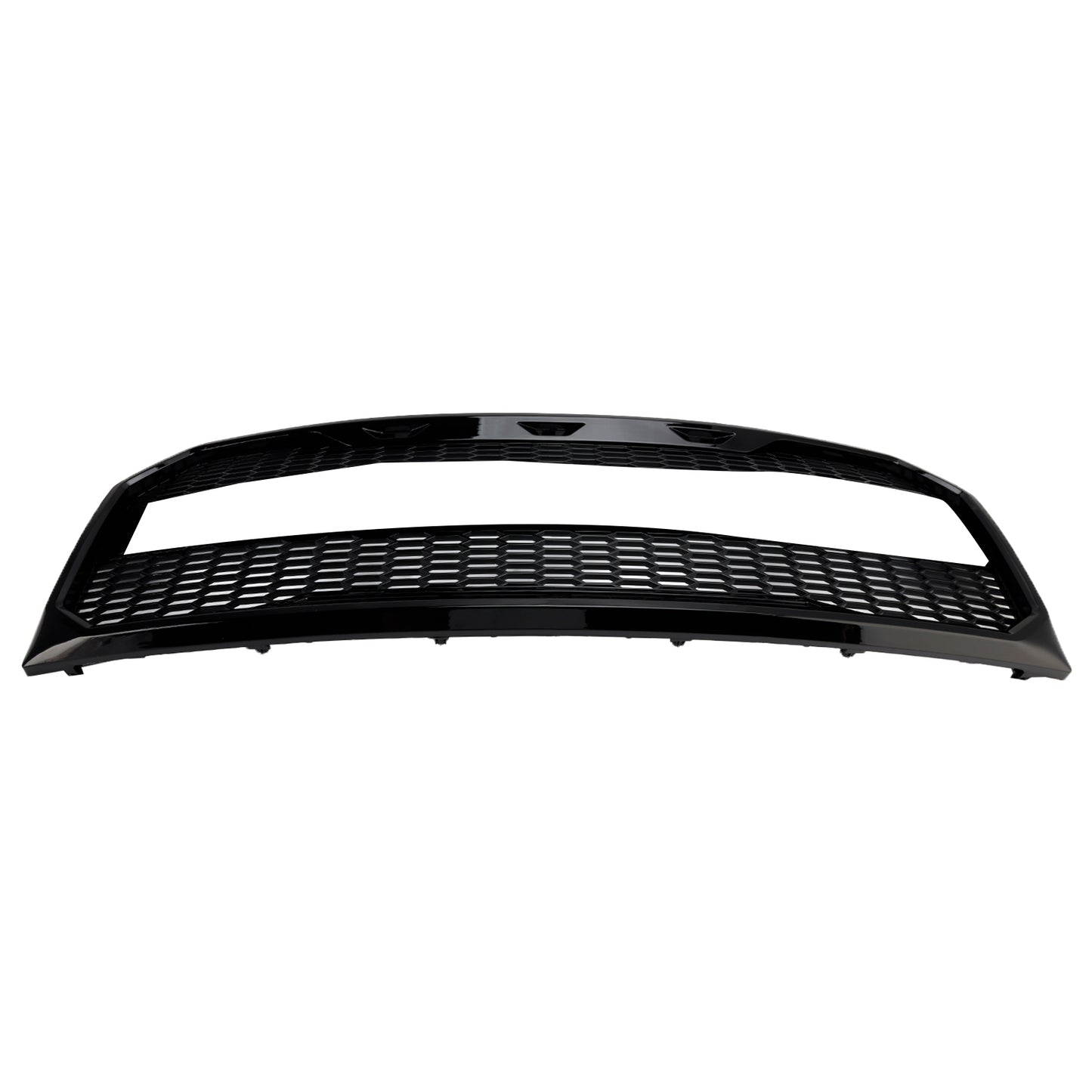 2009-2014 Ford F150 Gloss Black Raptor Style Front Bumper Grille Grill