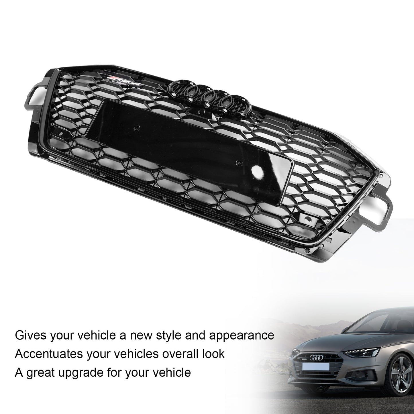 2020-2022 Audi A4 B9.5 A4 S-Line S4 RS4 Style Front Bumper Grill Grille 8W0853651D