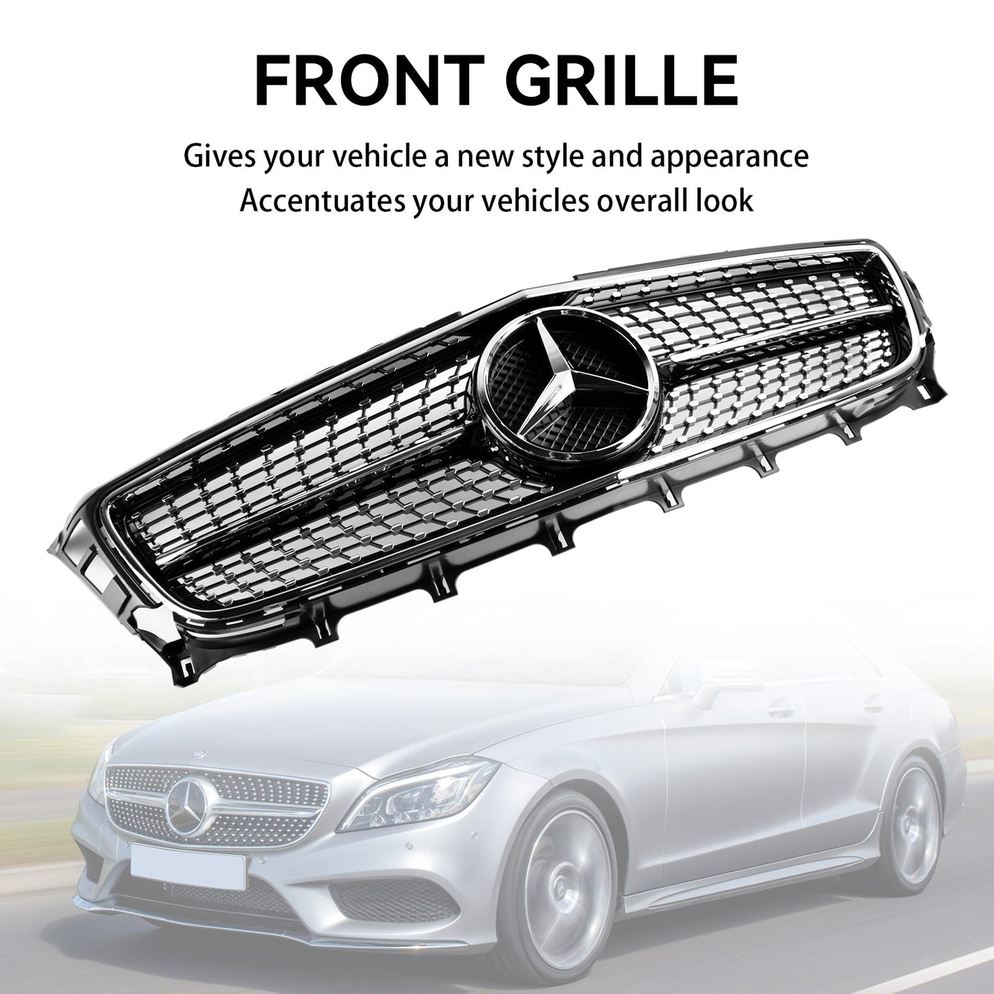 2011-2014 Mercedes-Benz W218 C218 X218 CLS-Class ClS350/500/550 Front Grill Grille