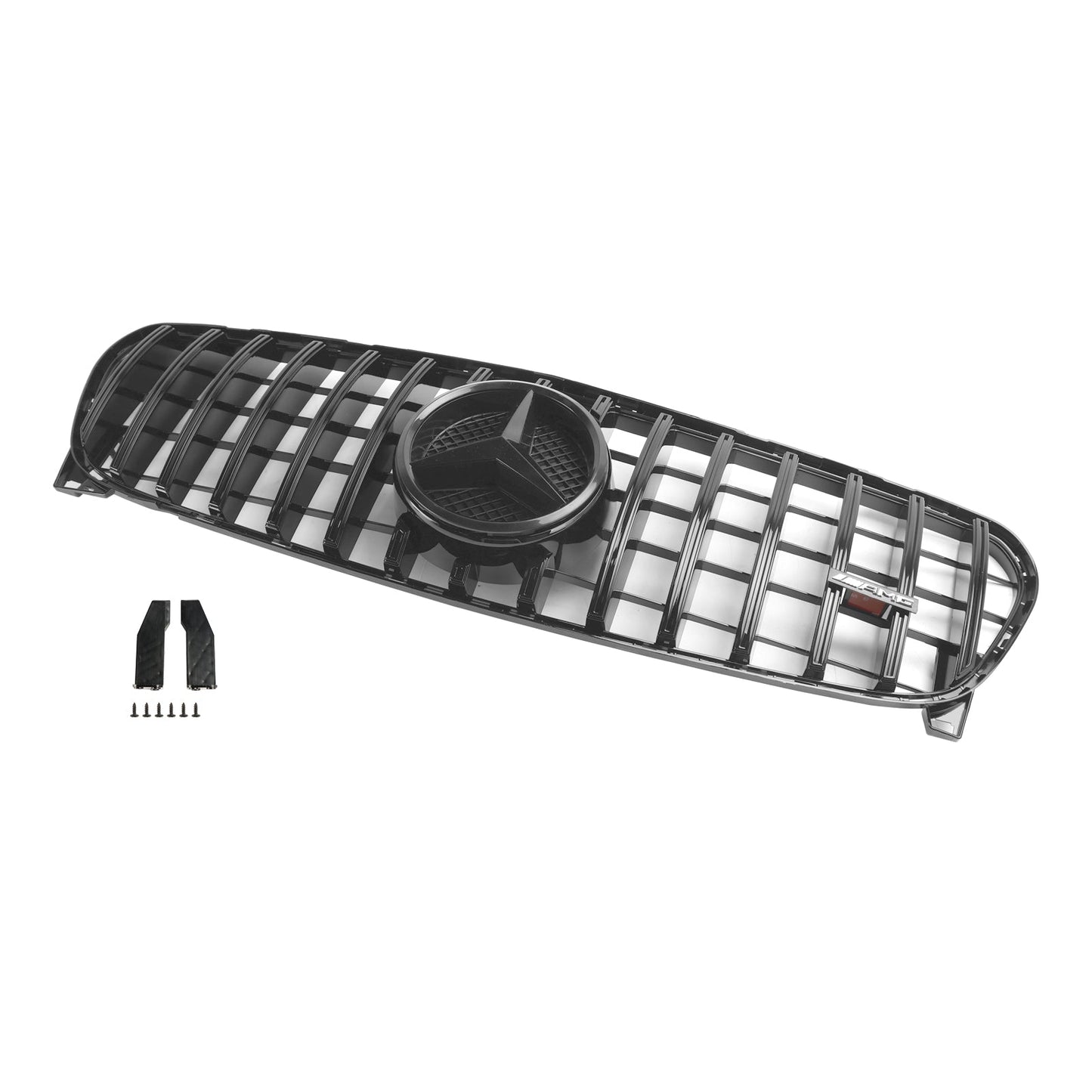 2017-2019 Mercedes Benz GLA W156 X156 Front Grill Grille Facelift Black