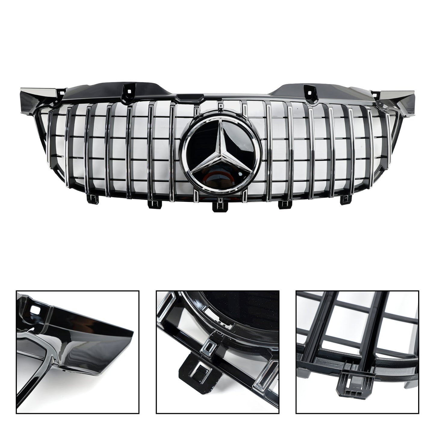 2006-2013 Mercedes Benz Sprinter W906 Front Bumper Grill Grille Chrome