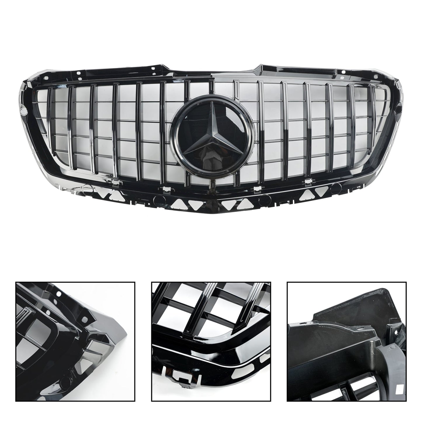 2014-2018 Mercedes Benz Sprinter W906 Front Bumper Grille Grill Black