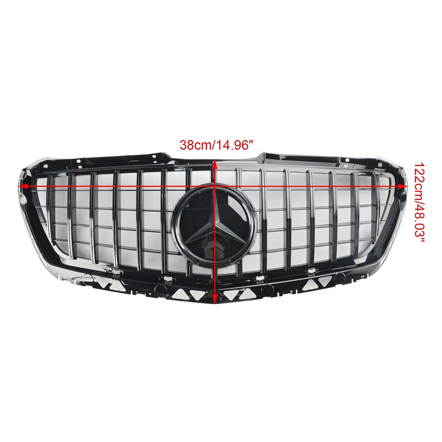 2014-2018 Mercedes Benz Sprinter W906 Front Bumper Grille Grill Black