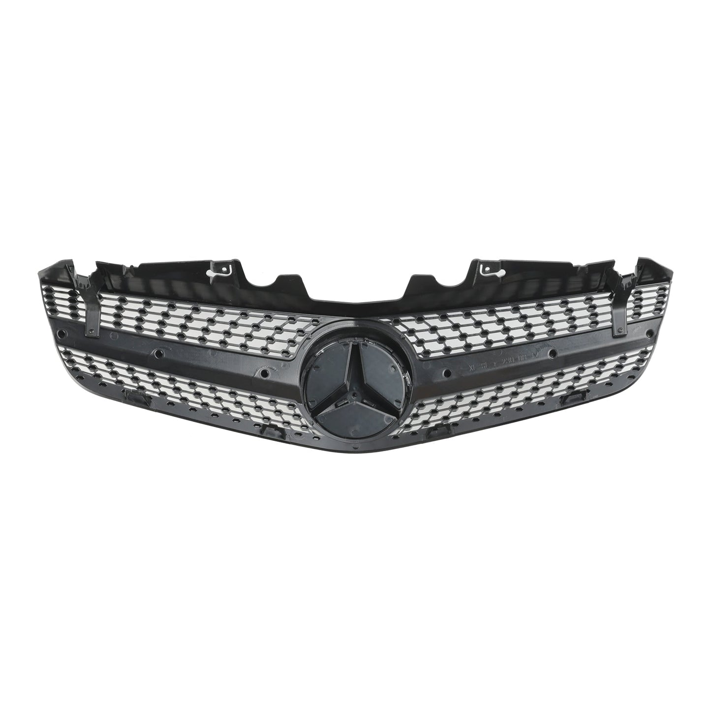 2009-2012 Mercedes Benz R230 SL550 SL600 Diamond Front Bumper Upper Grill