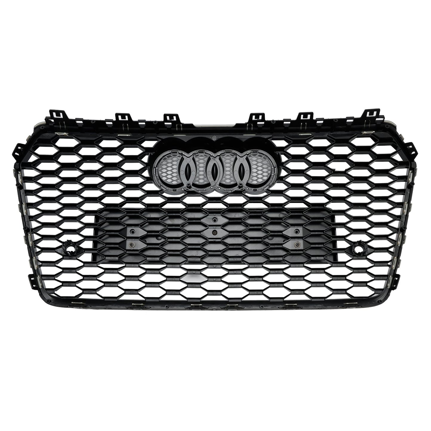 2016-2018 Audi A7 C7 S7 RS7 Style Honeycomb Front Bumper Grille Grill Black