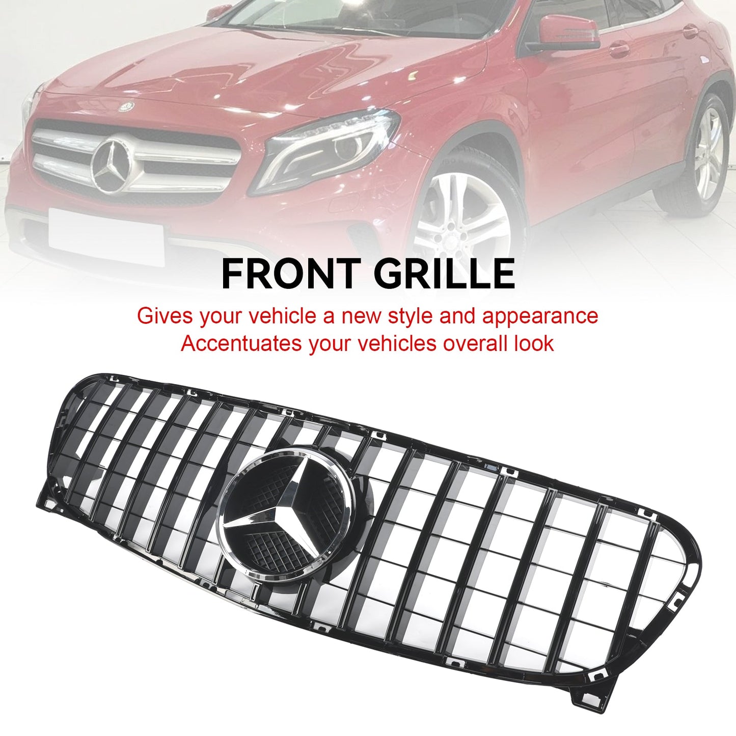 2013-2017 GLA-Class W156 X156 GLA180 GLA250 Mercedes Benz Front Radiator Grille Grill
