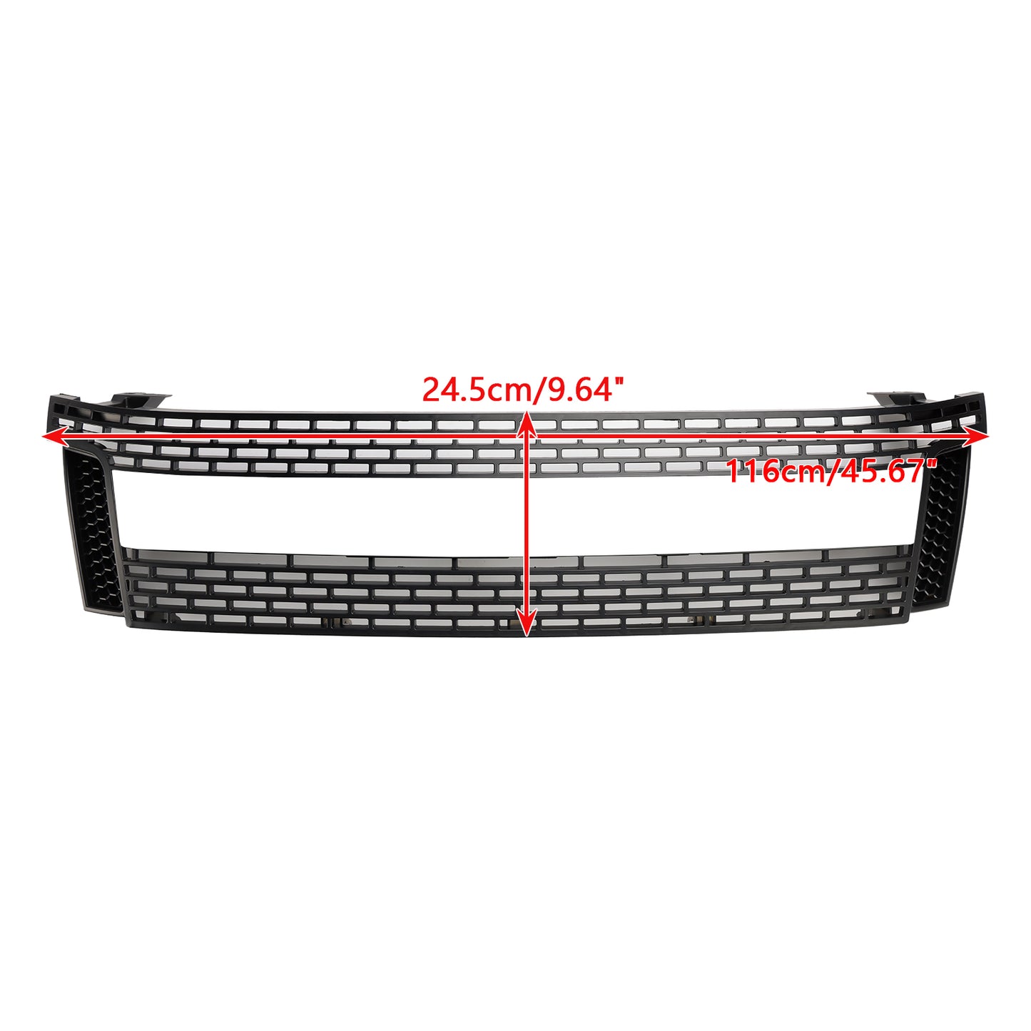 2012-2014 Ford Ranger T6 PX1 Matt Black Front Bumper Grill Grille