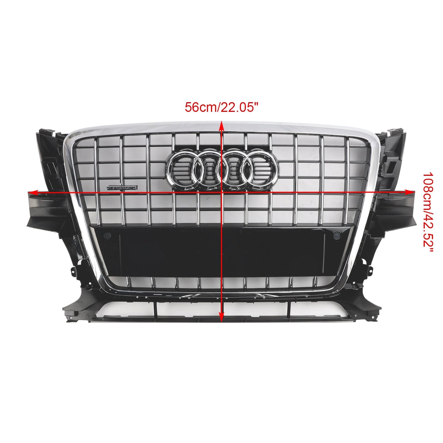 2009-2012 Audi Q5 SQ5 Front Bumper Grill Grille 8R0853651PT94 Chrome