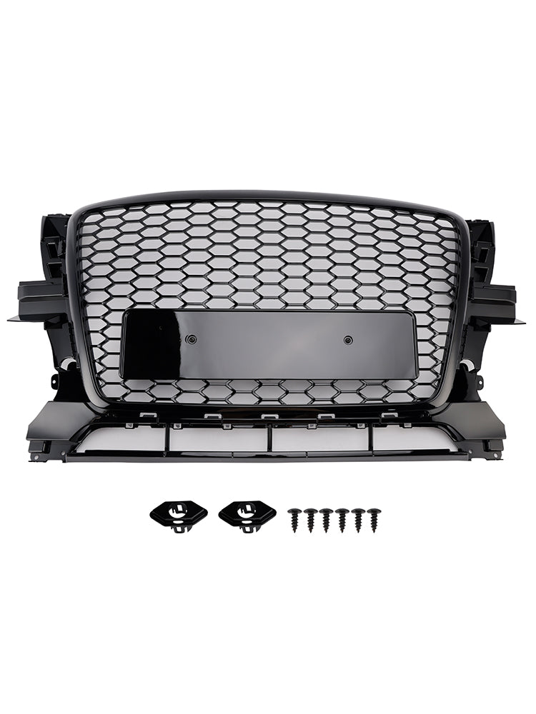 Gloss Black Front Bumper Grill Grille 8R0853651B Fit Audi Q5 2009-2012
