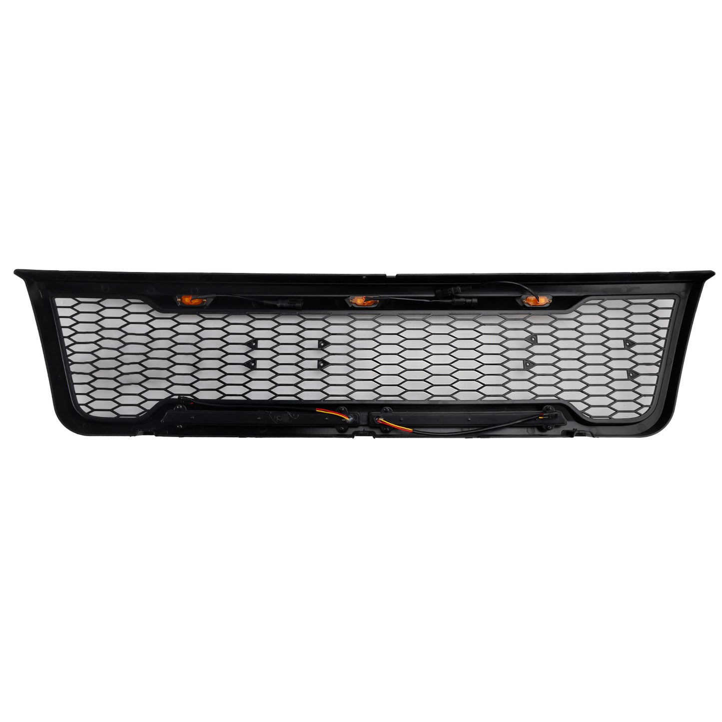 2003-2007 Ford E150 E250 E350 With Led Black Front Bumper Grill Grille