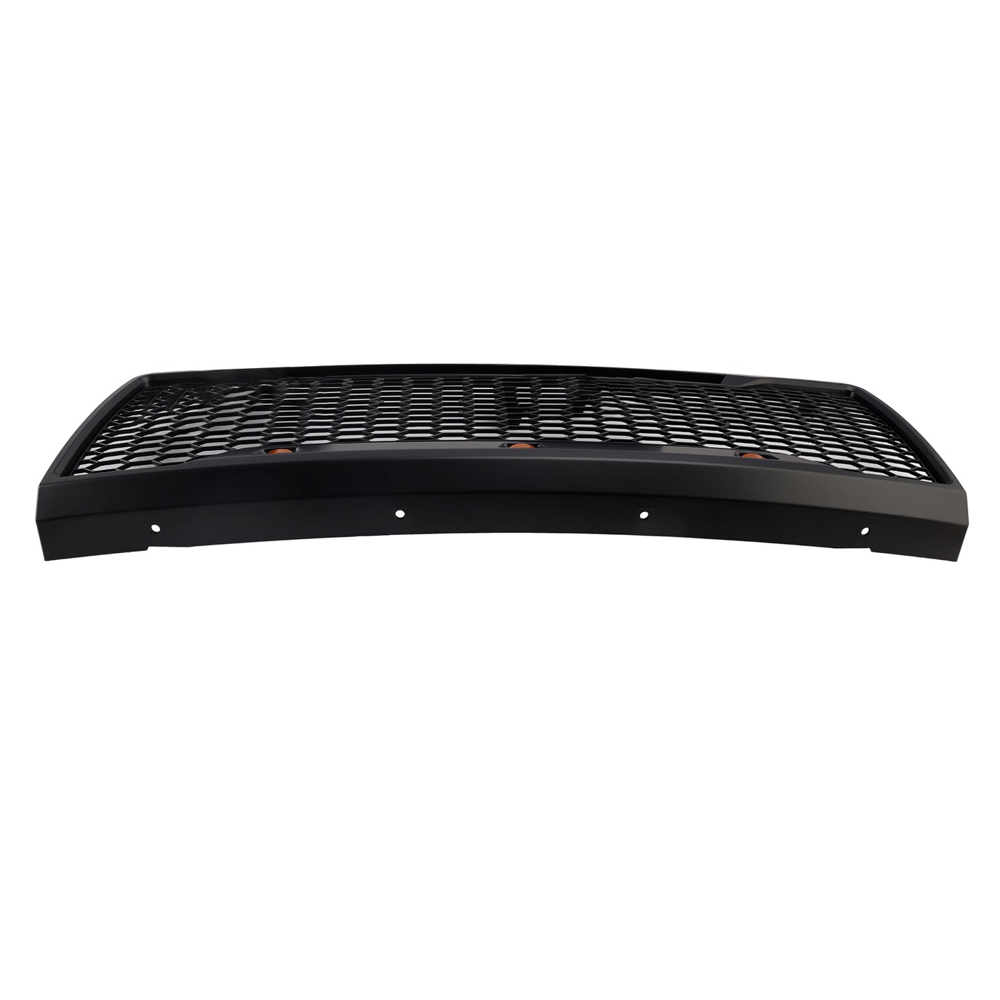 1992-1996 Ford F150 W/ Led Matte Black Front Honeycomb Bumper Grille Grill
