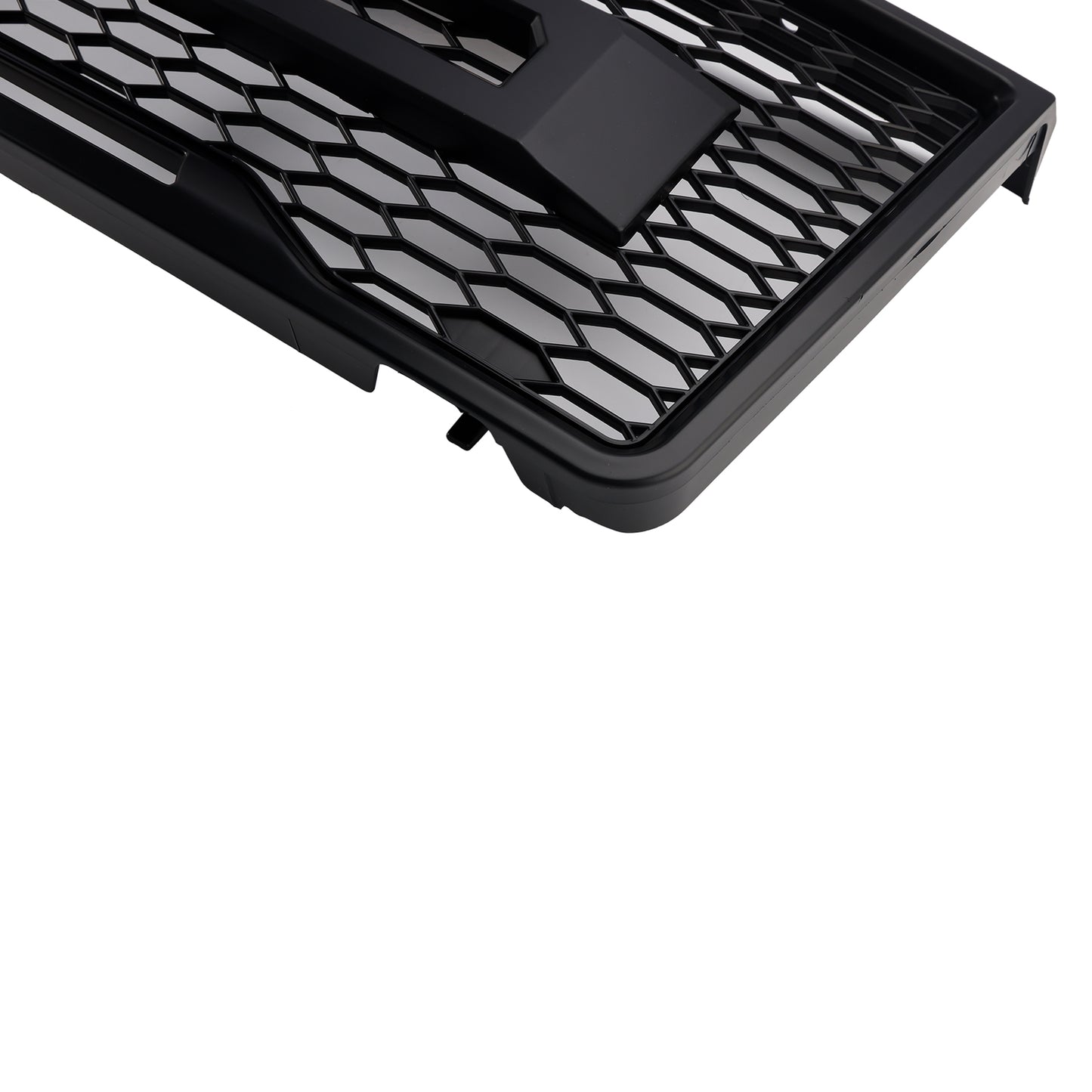 1992-1996 Ford F150 W/ Led Matte Black Front Honeycomb Bumper Grille Grill