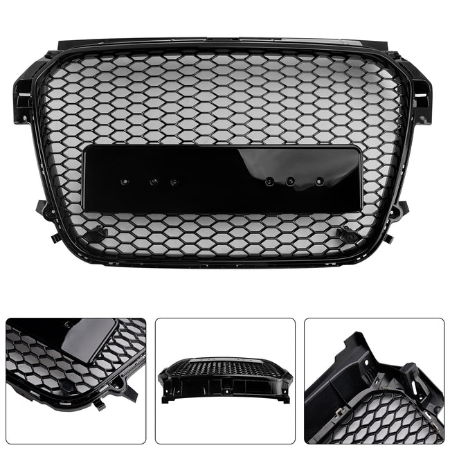 2010-2014 Audi A1 S1 Pre-Facelift Gloss Black Front Honeycomb Bumper Grill Grille