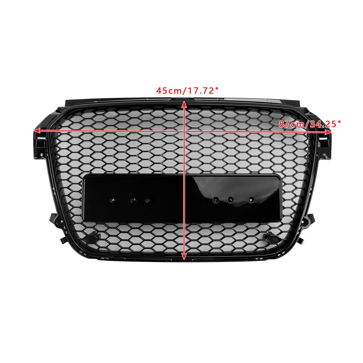 2010-2014 Audi A1 S1 Pre-Facelift Gloss Black Front Honeycomb Bumper Grill Grille