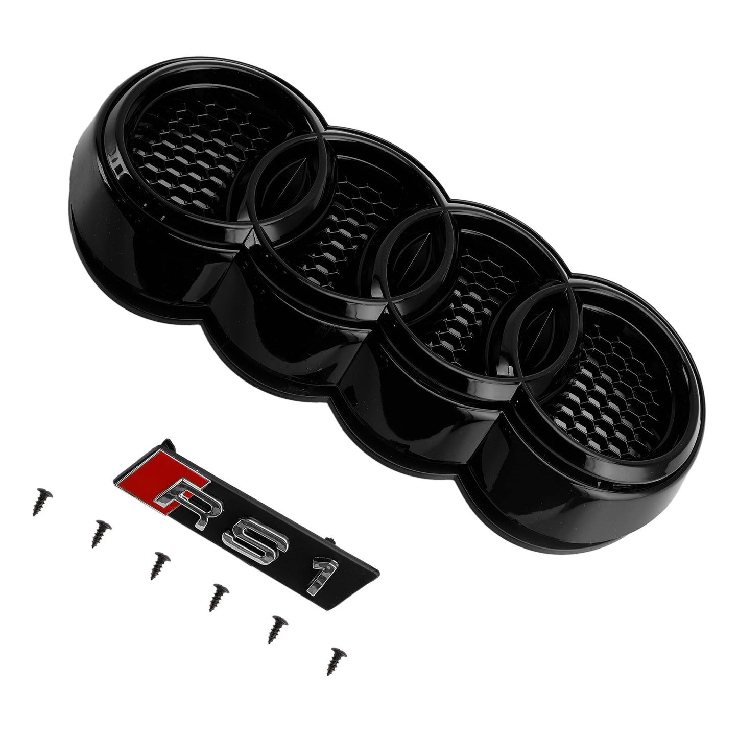 2010-2014 Audi A1 S1 Pre-Facelift Gloss Black Front Honeycomb Bumper Grill Grille