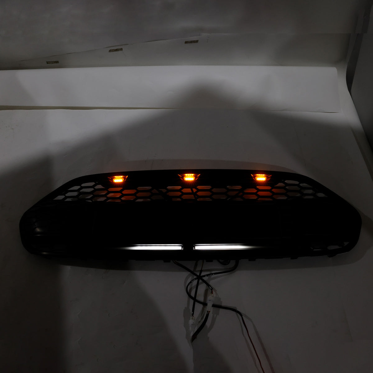 2014-2018 Ford Transit Connect W/LED Black Front Bumper Grill Grille