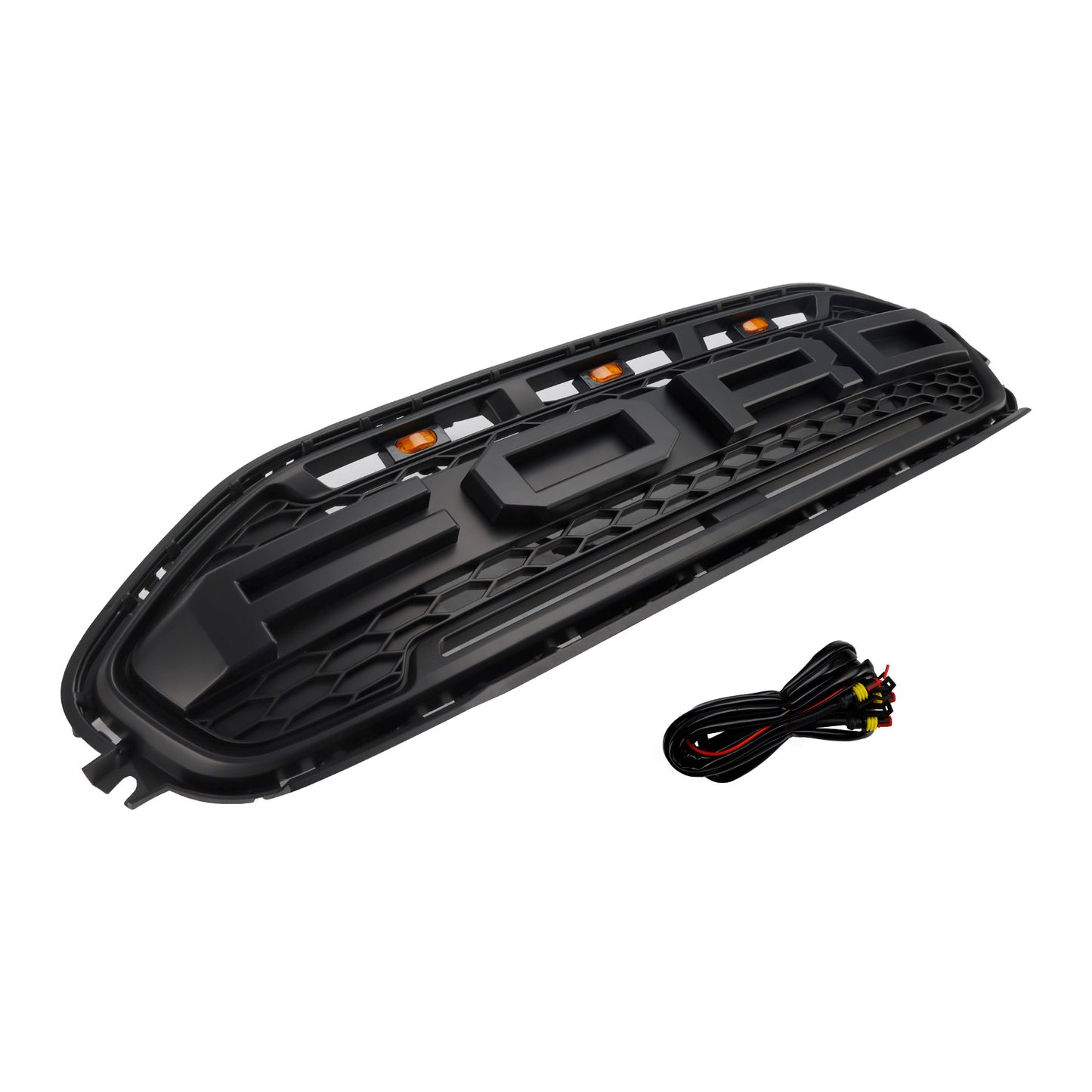 Fit Ford Transit Connect 2019-2023 LED Black Front Bumper Grill Grille