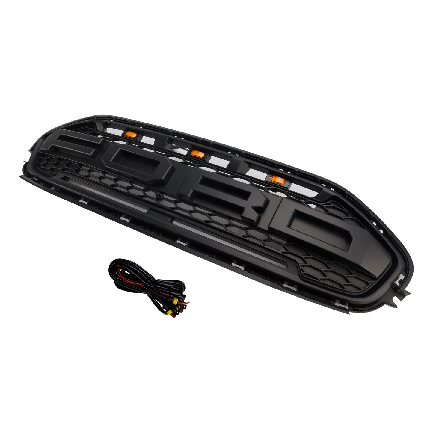 Fit Ford Transit Connect 2019-2023 LED Black Front Bumper Grill Grille