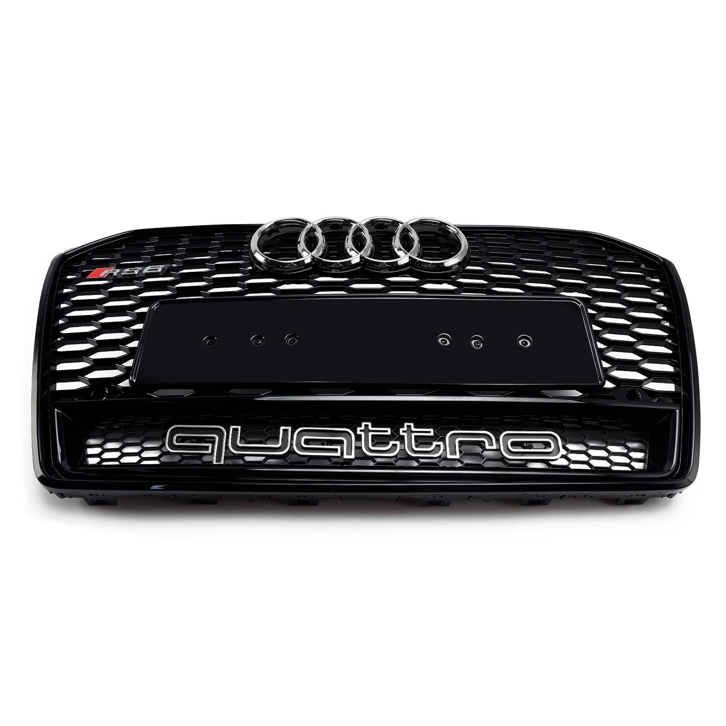 2016-2018 Audi A6 S6 C7 C7PA RS6 Style Honeycomb Mesh Front Grill Grille Black