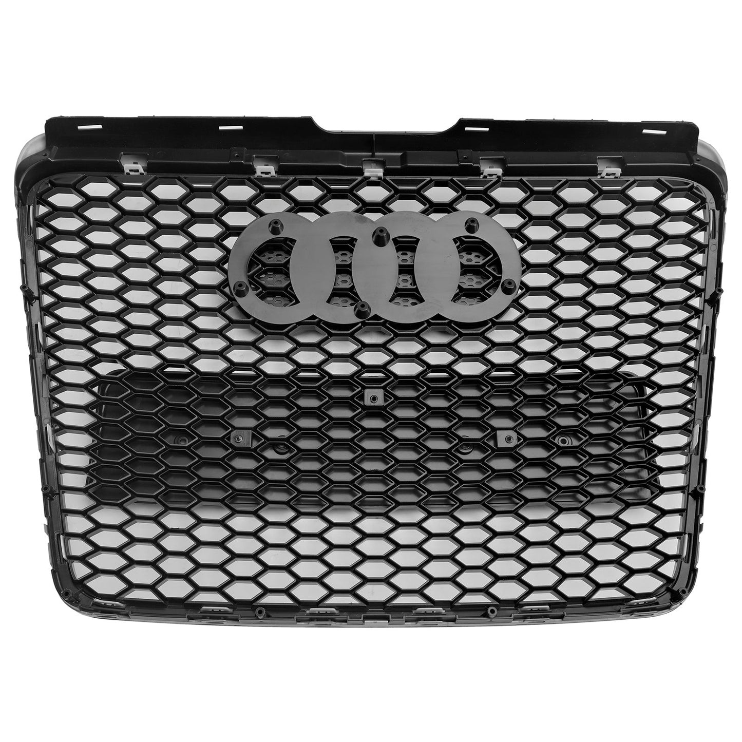 2008-2011 Audi A6 C6 Facelift Black Front Honeycomb Bumper Grill Grille