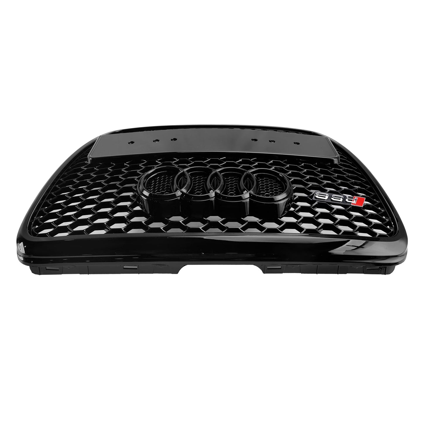 2008-2011 Audi A6 C6 Facelift Black Front Honeycomb Bumper Grill Grille