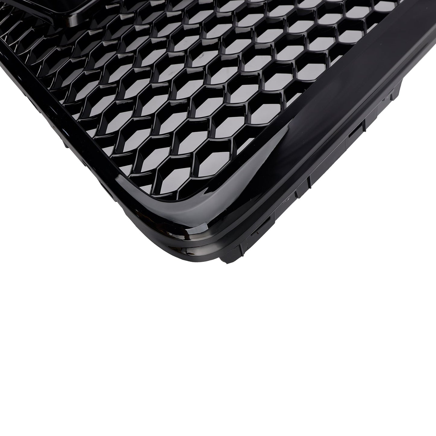 2008-2011 Audi A6 C6 Facelift Black Front Honeycomb Bumper Grill Grille