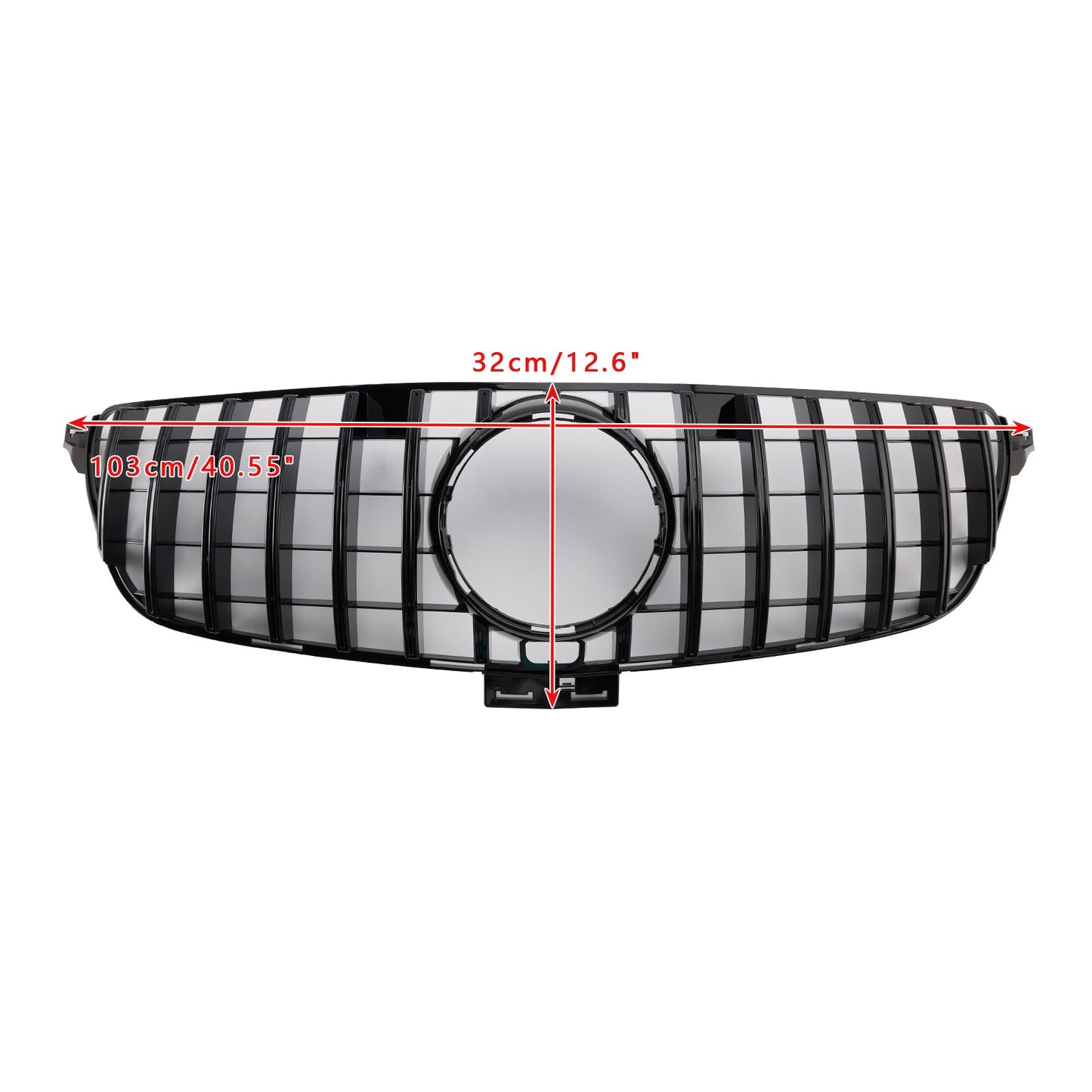 2015-2018 Mercedes Benz GLE-Class W166 GT Style Front Bumper Grille Grill