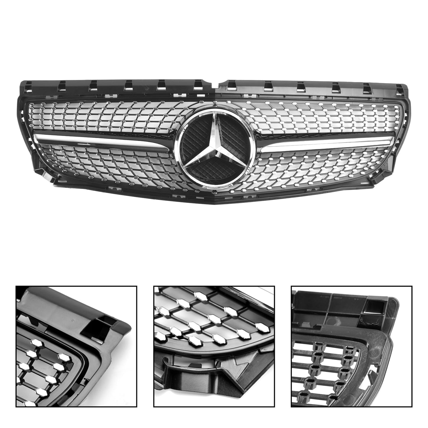 2011-2014 Mercedes Benz B-Class W246 Front Bumper Grill Grille Diamond