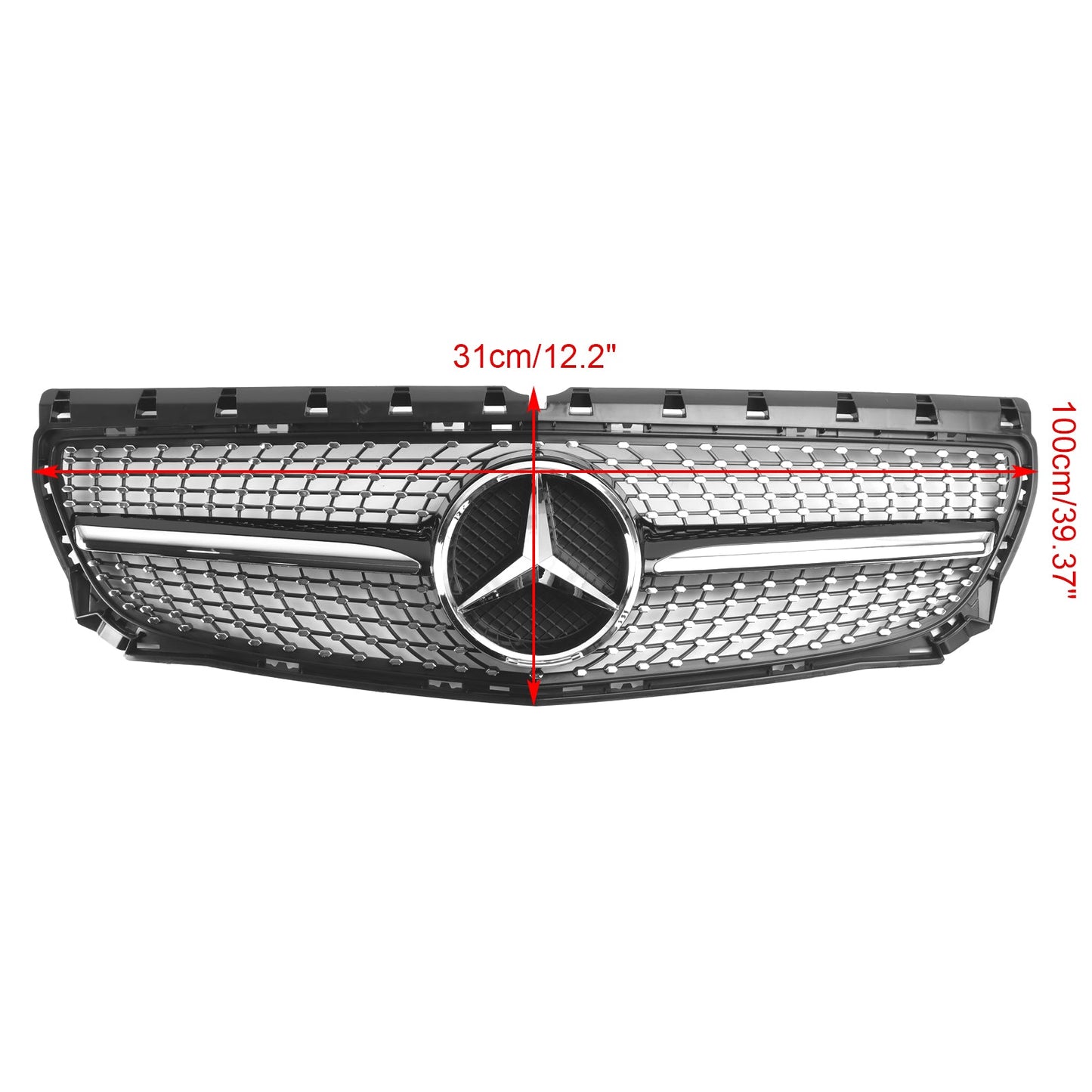 2011-2014 Mercedes Benz B-Class W246 Front Bumper Grill Grille Diamond