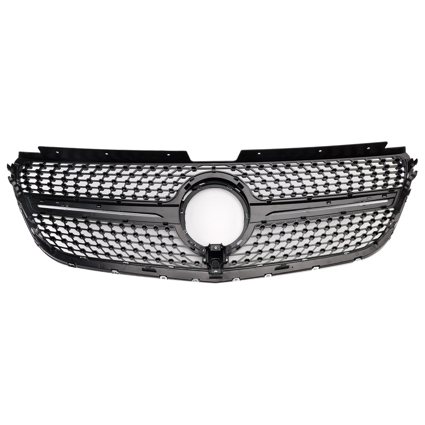 2020-2023 Mercedes Vito W447 Chrome Front Bumper Grill Grille Diamond