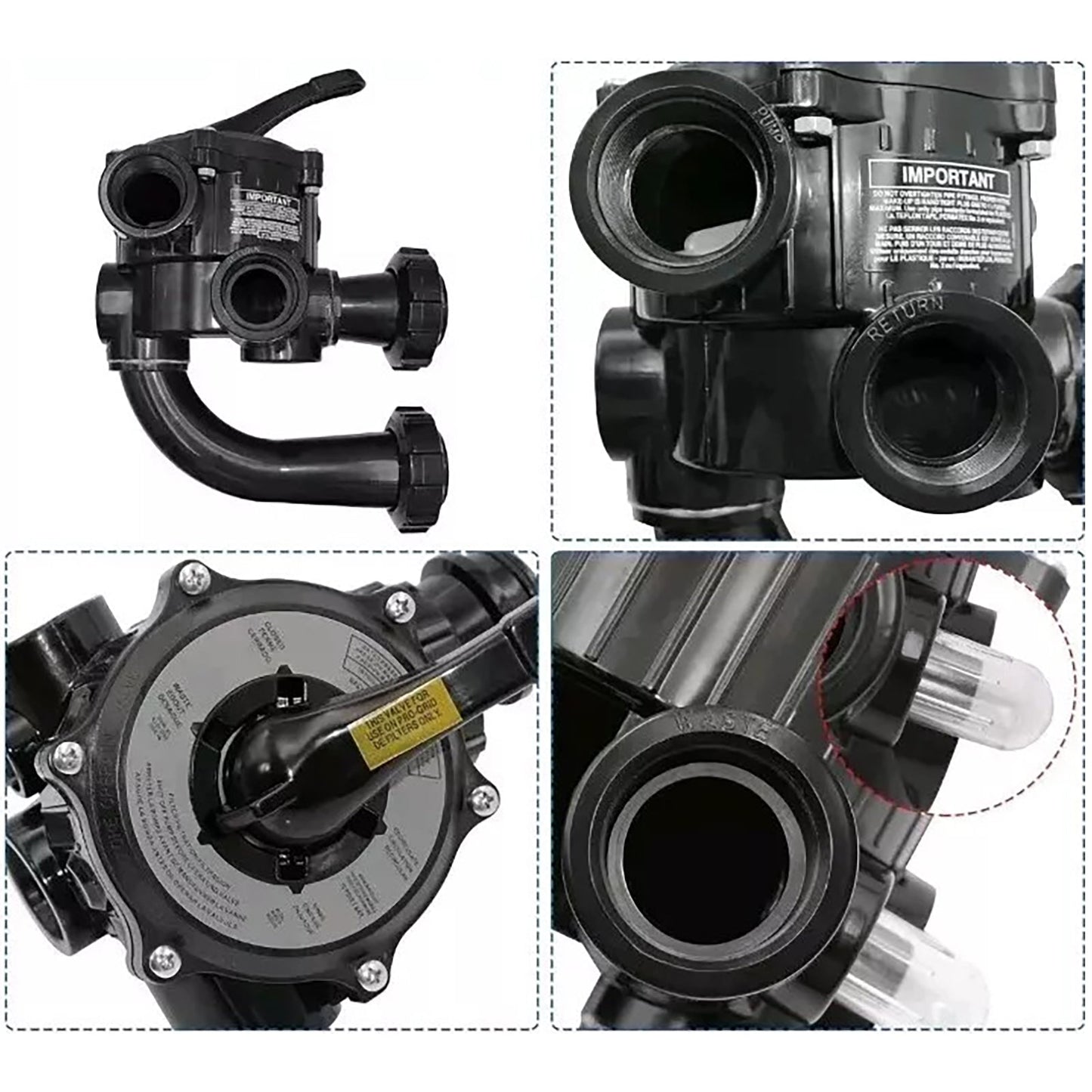 SP0710XR50 Multiport Control Valve Fit For Hayward Pro-Series Vari-Flo