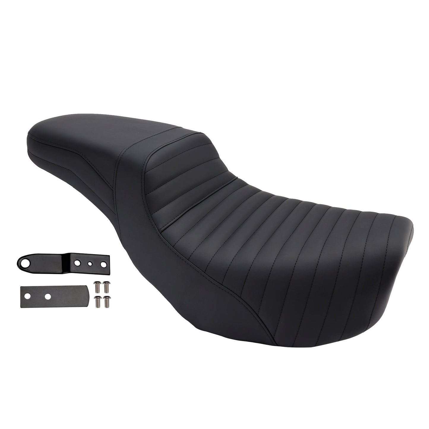 Rider Passenger Seat Front Rear Cushion Fit For Dyna Fxd 2006-2017 Fld Fat Boy