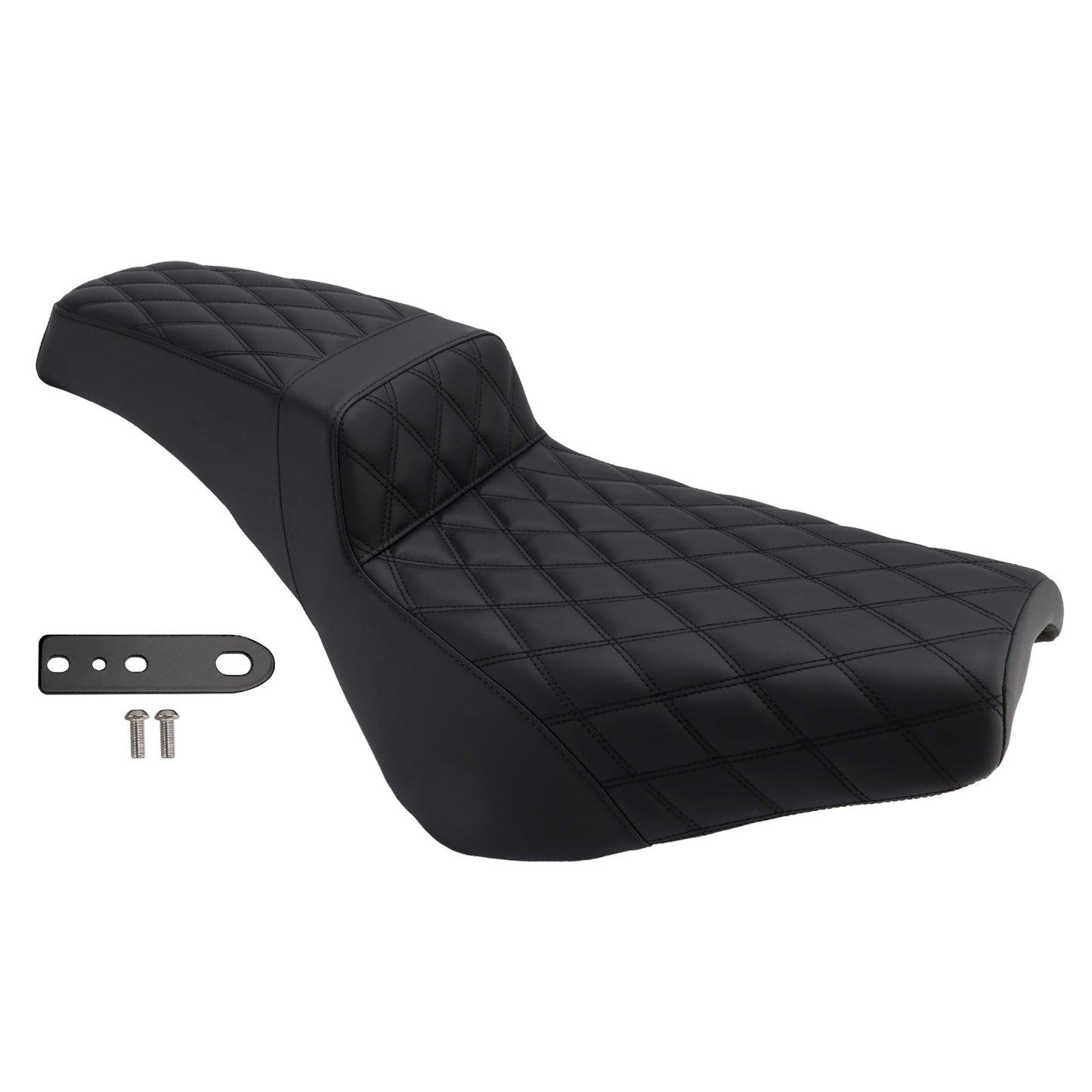 2021-2025 Street Bob 114 Softail Ribbed Complete Cushion Rider Passenger Seat