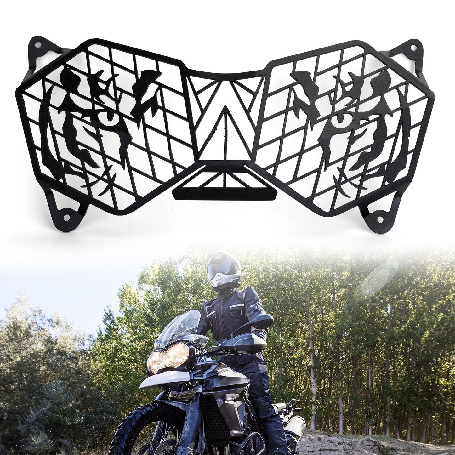 2012-2017 Triumph Tiger 1200 & 1200XC Explorer Headlight Guard Protector