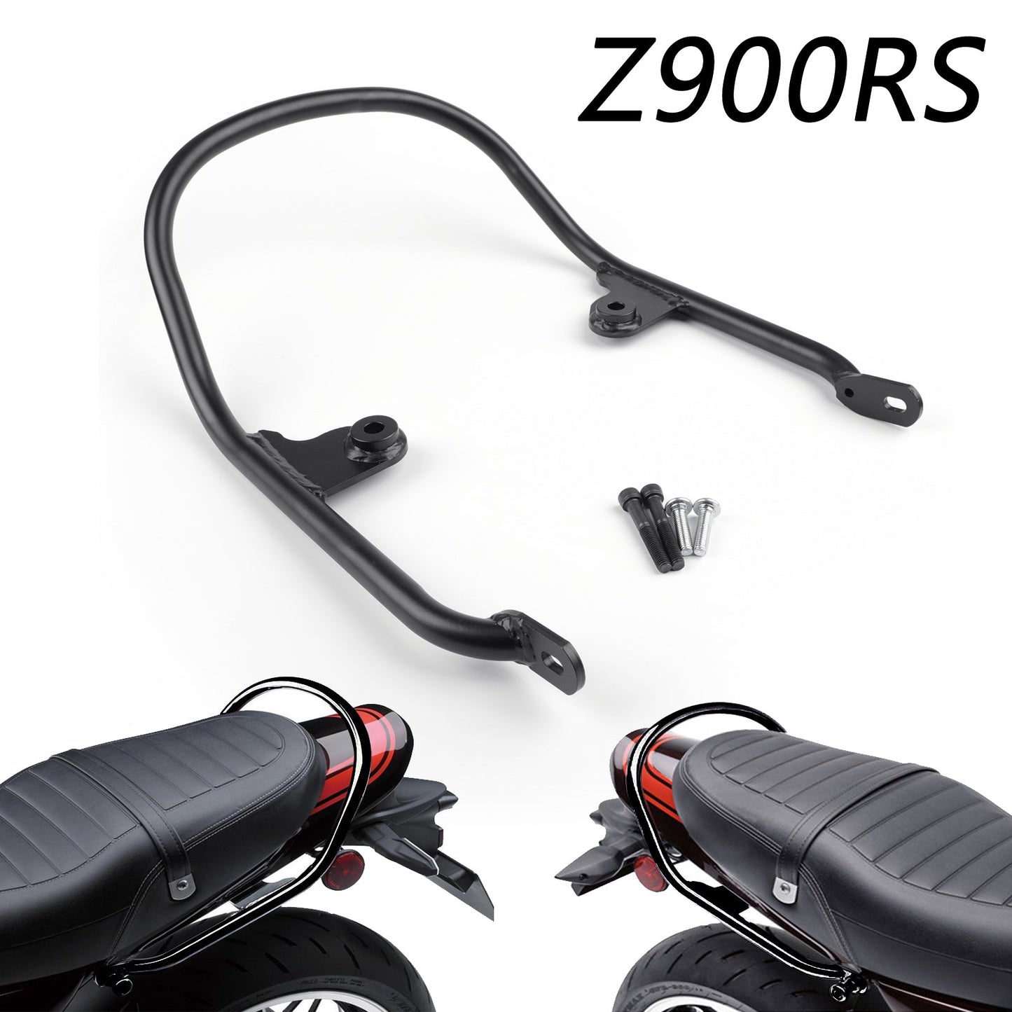 2018-2020 Kawasaki Z900RS Large Passenger Rear Seat Hand Handle Grab Bar Rail