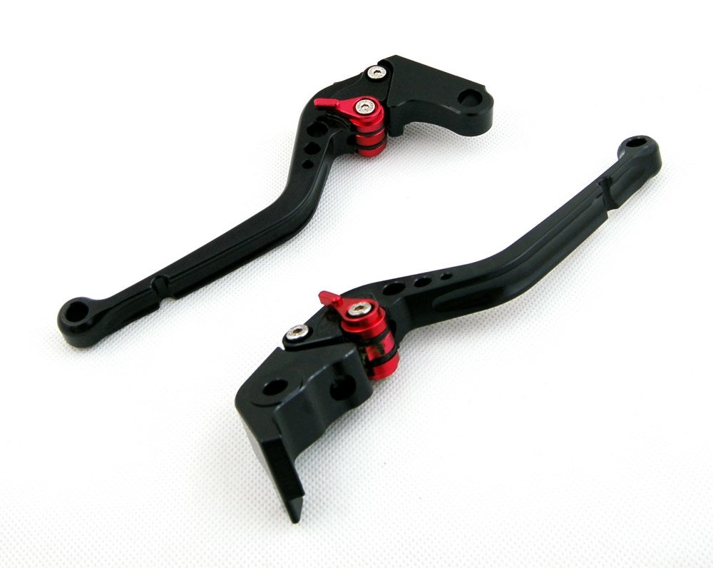 Long Brake Clutch Levers For Honda CB1000R 08-14 CBR1000RR/FIREBLADE 04-07 Black