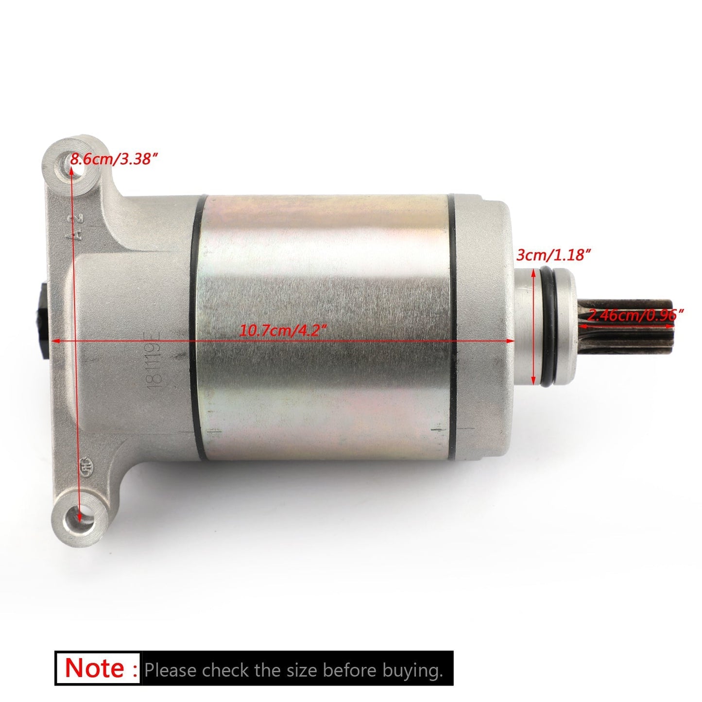 2009-2015 Yamaha YFM550FWAD Grizzly 550 EPS Electric Starter Motor 28P-81890-00