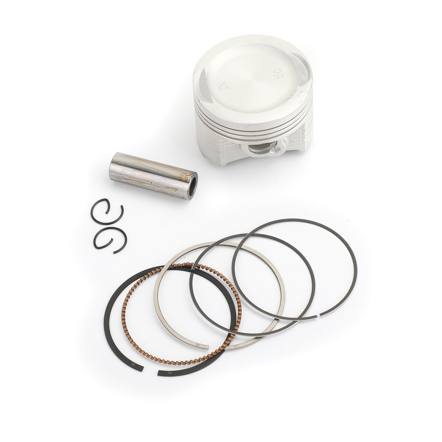 Clips 13101-KTE-910 Piston Honda Pin STD 09-16 For Rings E1 CBF125 Kit 52.40mm
