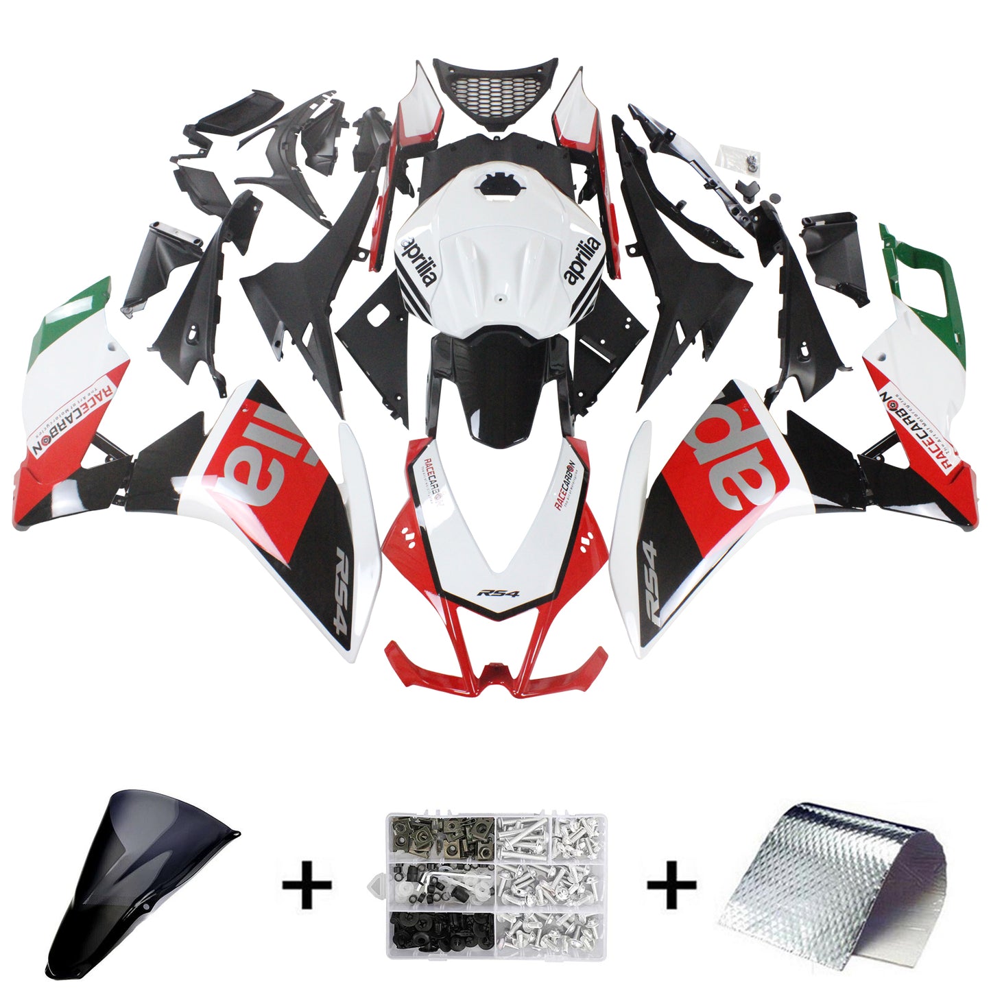 2012-2016 Aprilia RS4 125/50 Amotopart Injection Fairing Kit Bodywork #102