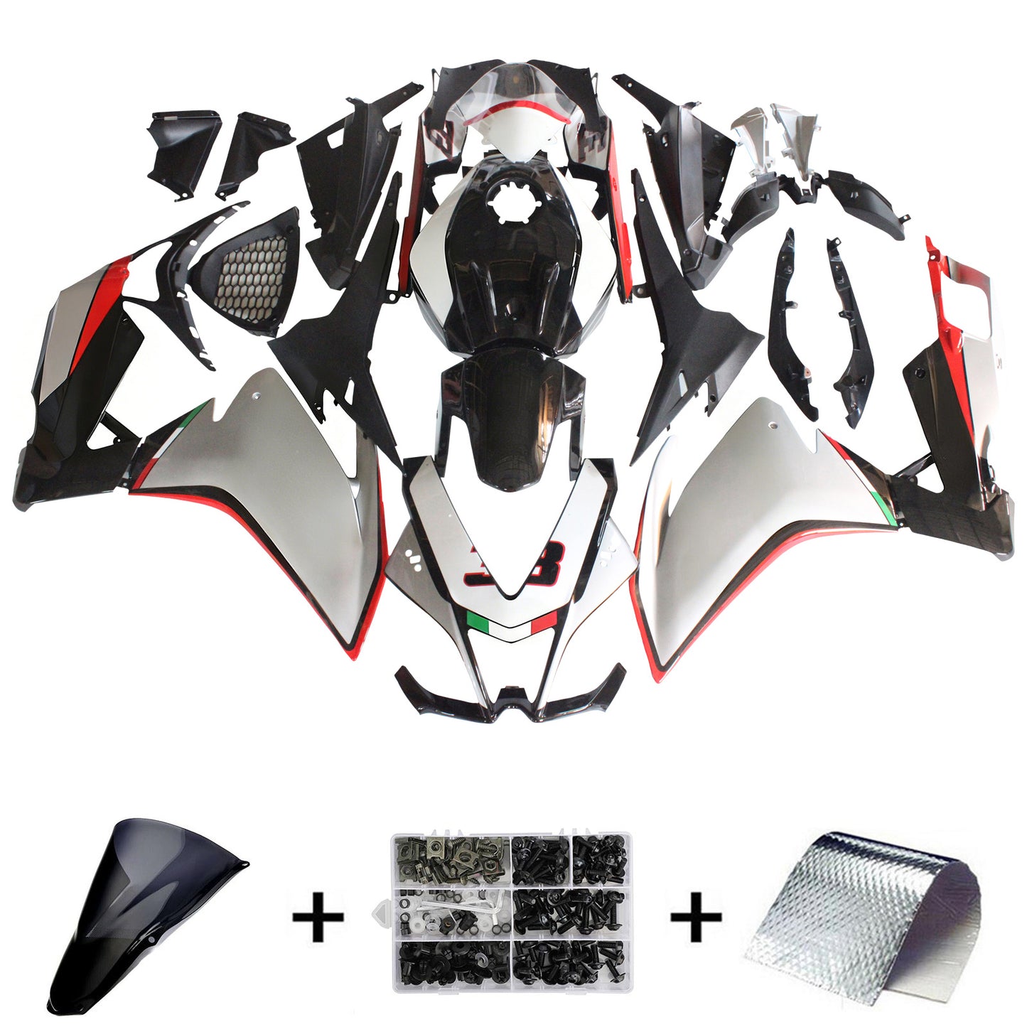 2012-2016 Aprilia RS4 125/50 Amotopart Injection Fairing Kit Bodywork #104